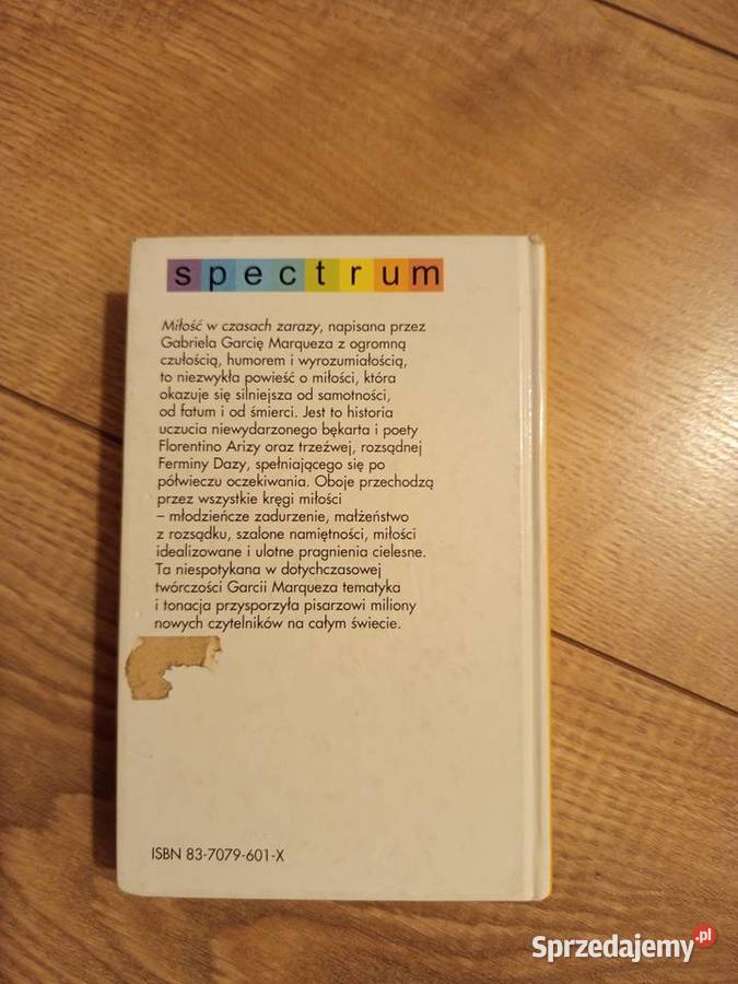 Gabriel Garcia Marquez Miłość w czasach zarazy Serock