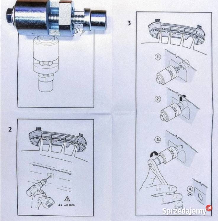 WYCINAK OTWORNICA POD CZUJNIKI PARKOWANIA 18MM Motoryzacja Kraków