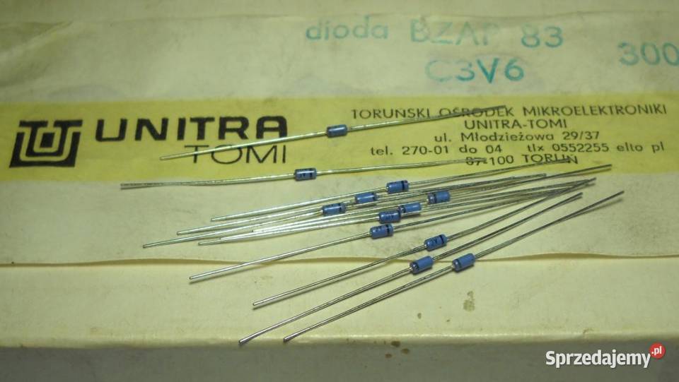 Dioda ZENERA BZAP83 C3V6 BZP683 C3V6 Unitra Gdańsk