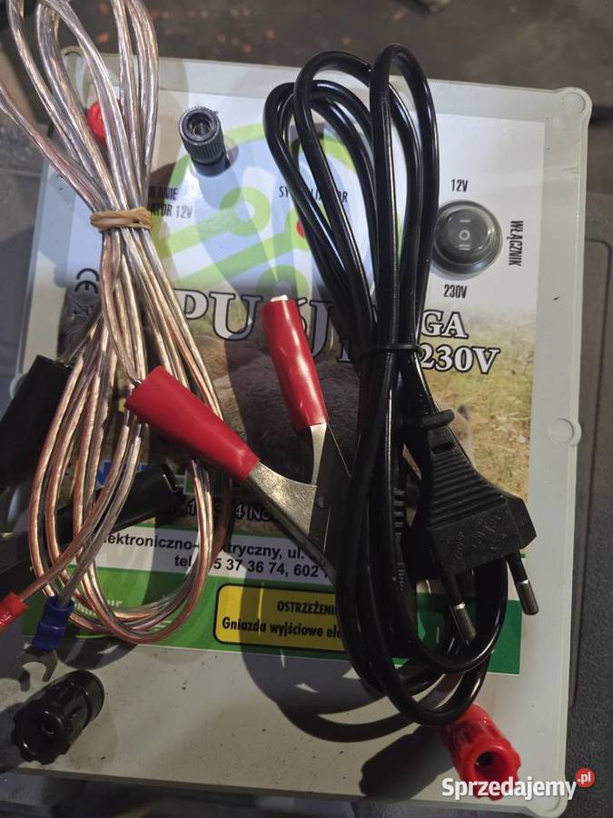 PASTUCH EPU6J MEGA 12V230V na dziki sarny bydło Gośniewice