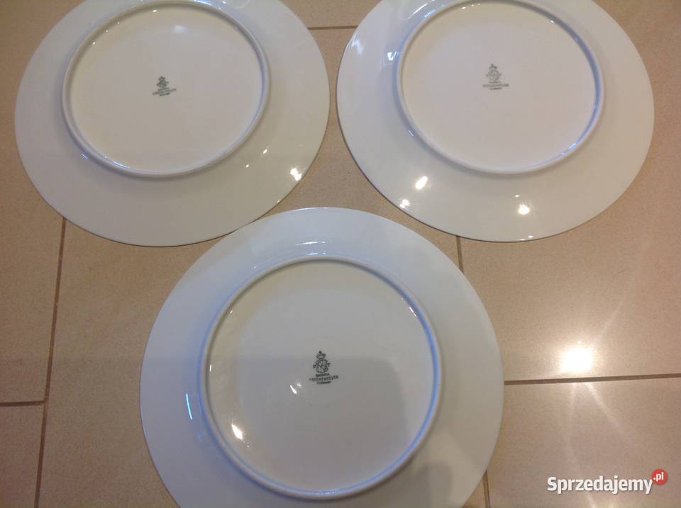 Duży Porcelanowy Talerz Motyw Myśliwski Stara lubuskie Nowa Sól