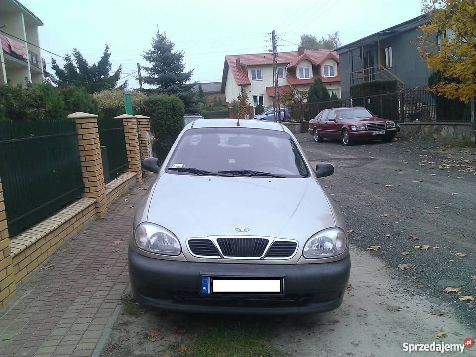 Daewoo Lanos 14 8V 2004r Klimatyzacja przebieg 4/5 Lanos Łódź