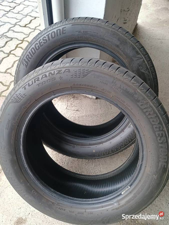 Opony letnie Bridgestone r17 22555 łódzkie Łódź sprzedam