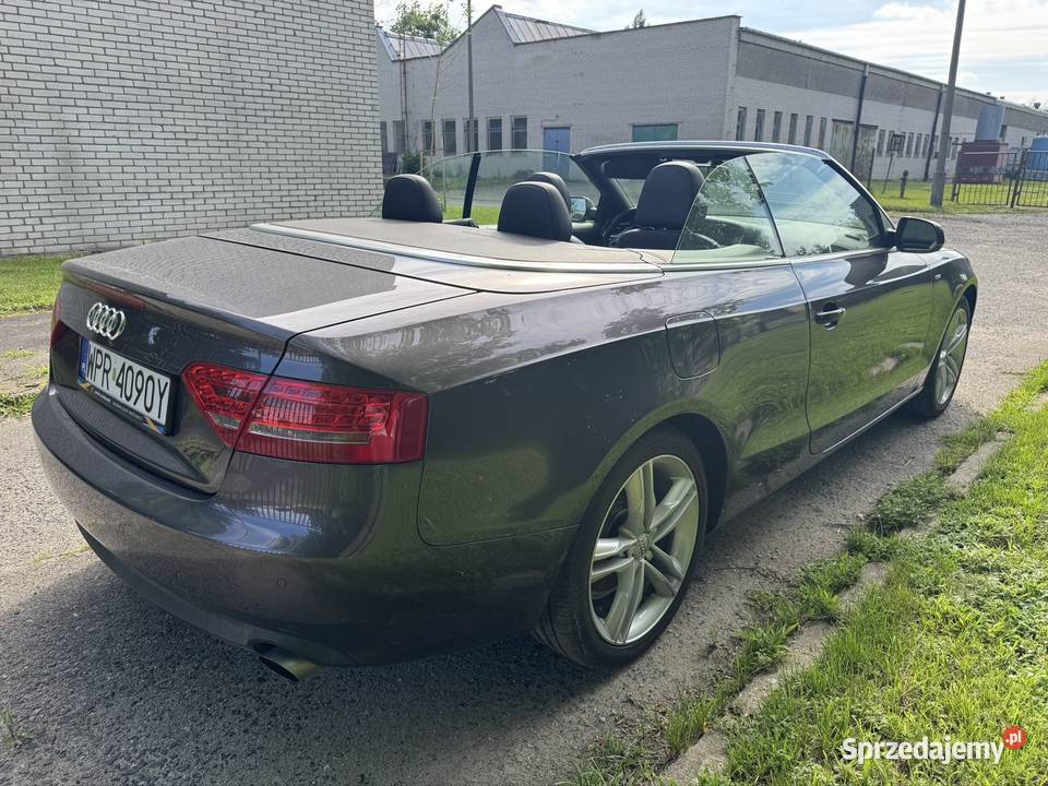 Audi A5 Kabriolet 2010 SLine Bang Olufsen Skóra lakier metallic Pruszków