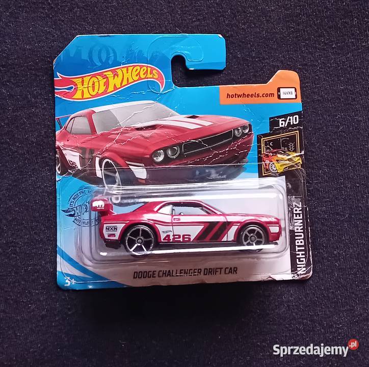 Hot Wheels Model Dodge Challenger Drift Car wielkopolskie Koźminek