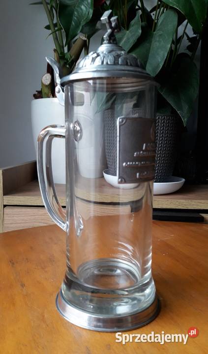 Kufel szklany pamiątkowy KGHM Barbórka 2021 Gdynia