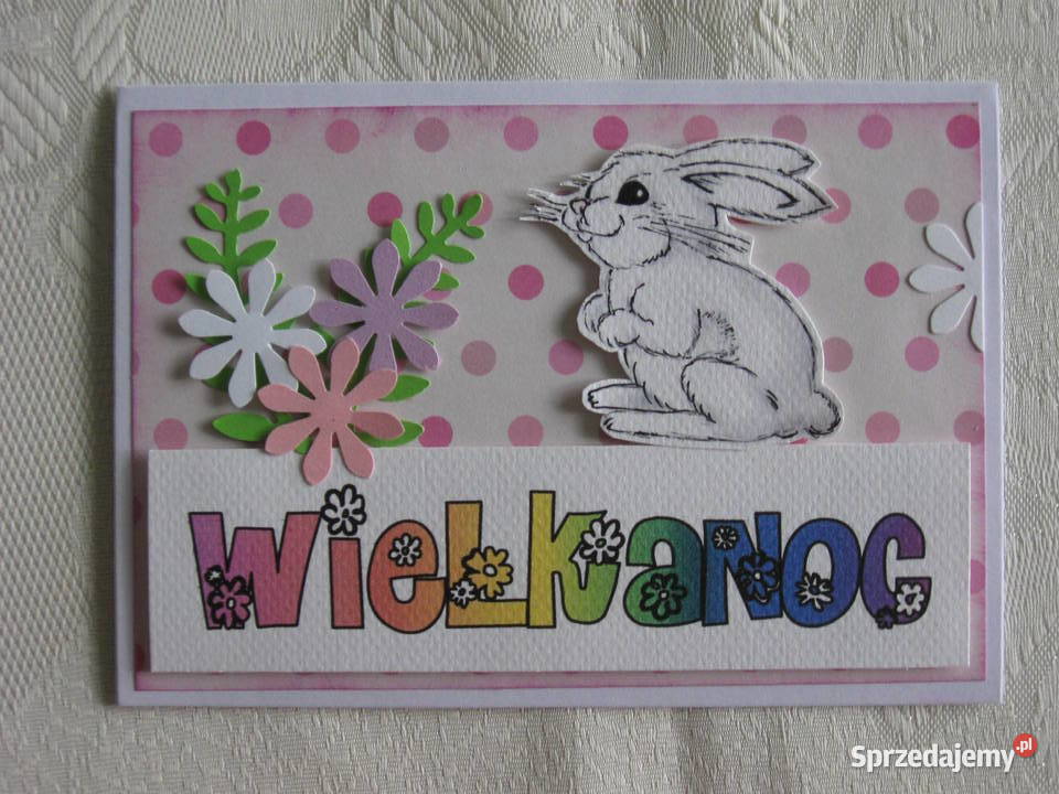 Wielkanoc Kartki ręcznie robione WESOŁE A6 sprzedam