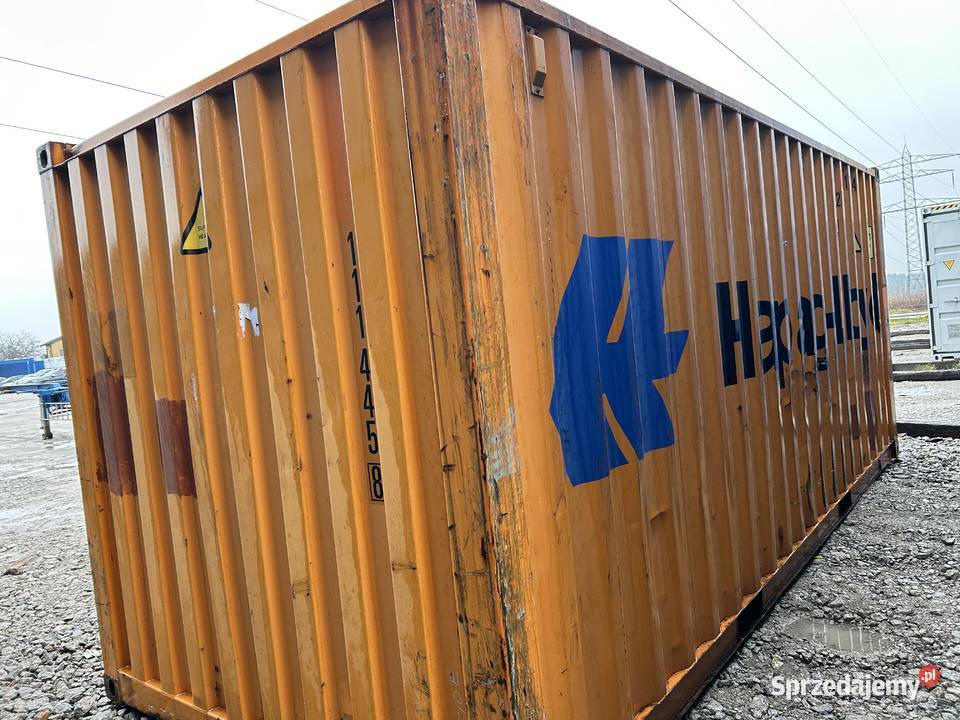 Kontener morski magazynowy 20DV 6 metrowy Łódź