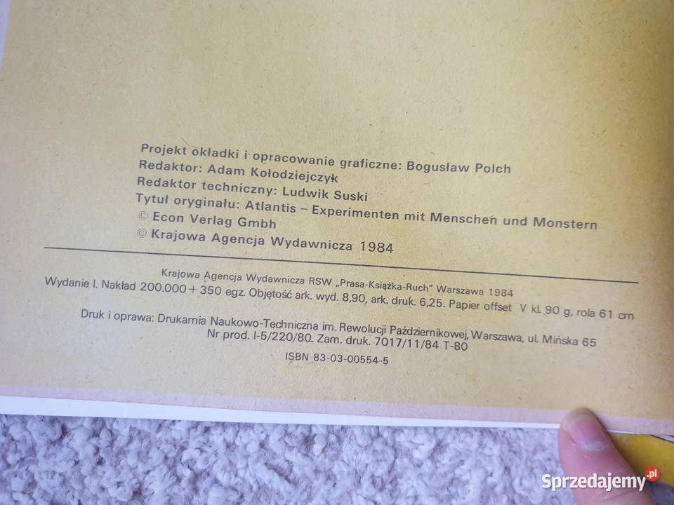 Ludzie i Potwory Bunt Olbrzymów Ekspedycja Gdynia sprzedam