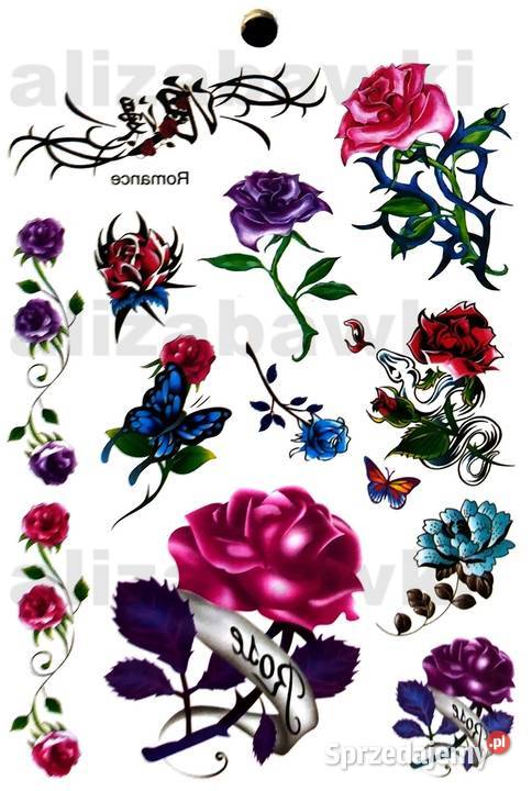 Zestaw Tatuaży Tatuaże Tymczasowe Zmywalne Mogilany