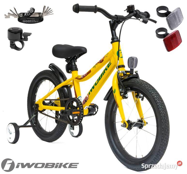 Rower Dziecięcy 16 Chłopięcy Dziewczęcy IWOBIKE Gorlice