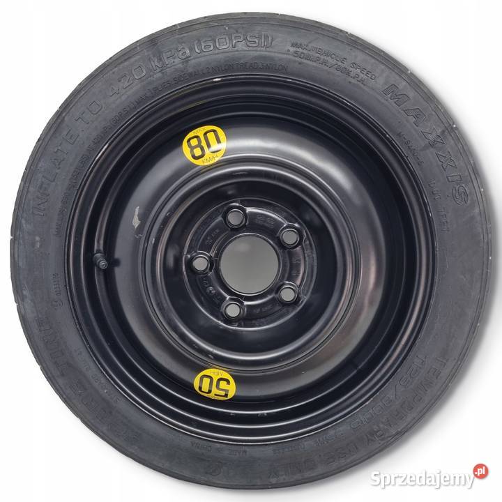KOŁO DOJAZDOWE Kia Ceed Hyundai i30 12580 D15 Samochodowe Chełm