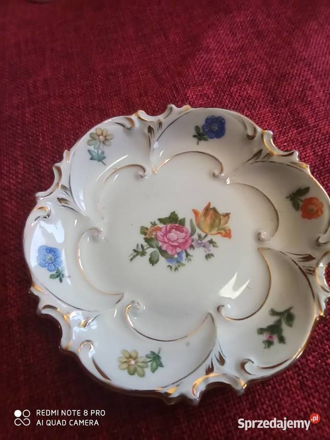 Paterka miseczka ręcznie zdobiona Syg Inicjały J Gdańsk