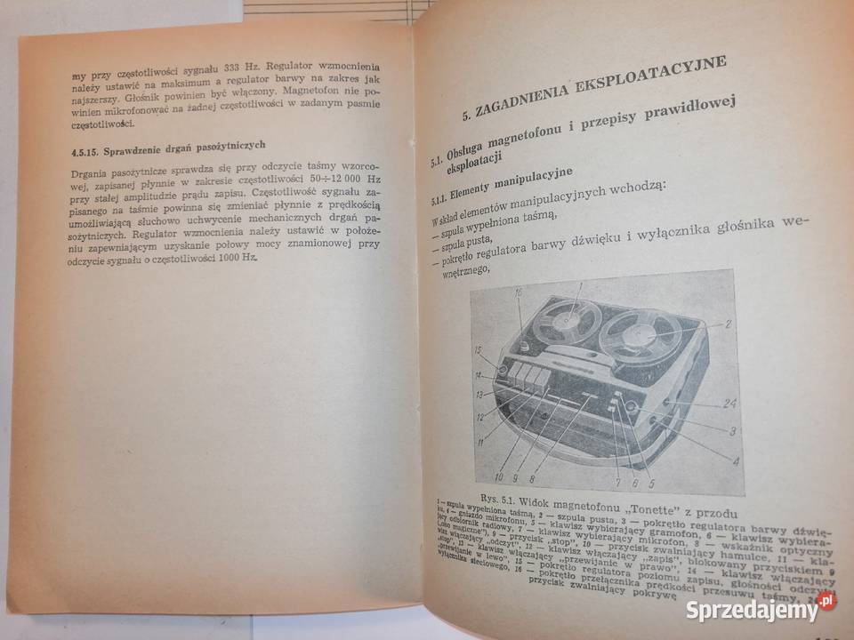 T Głuski M Próchnicki Magnetofon Tonette WKŁ Zgierz