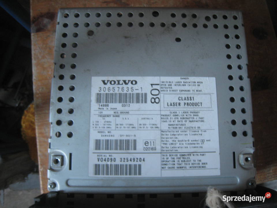 Radio oryginalne Volvo s80 I hu801 hu801 Kraków