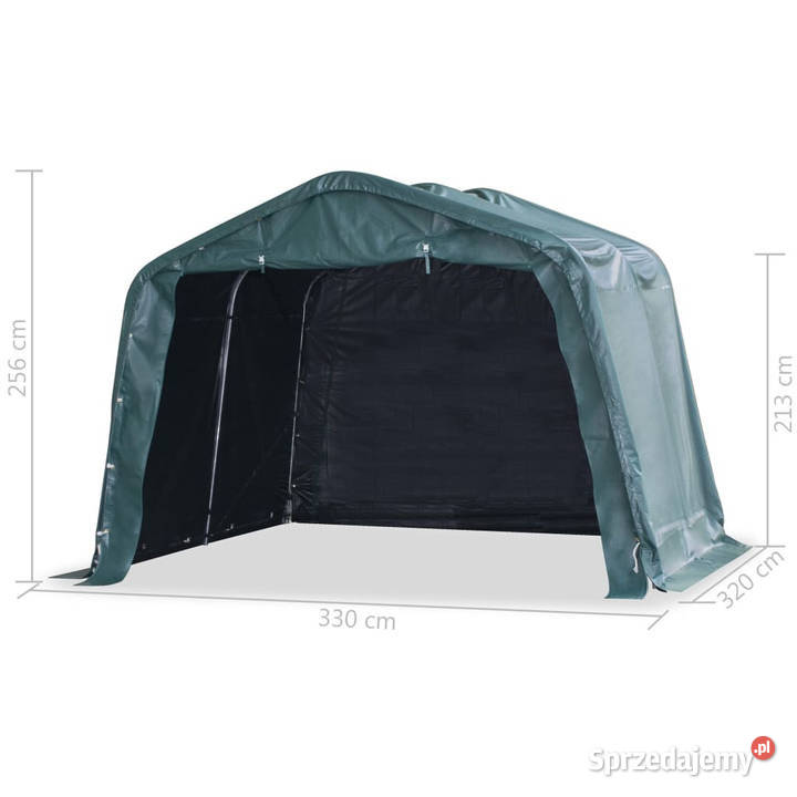 Namiot bydła PVC 550 gm 33 x 32 m ciemnozielony Warszawa