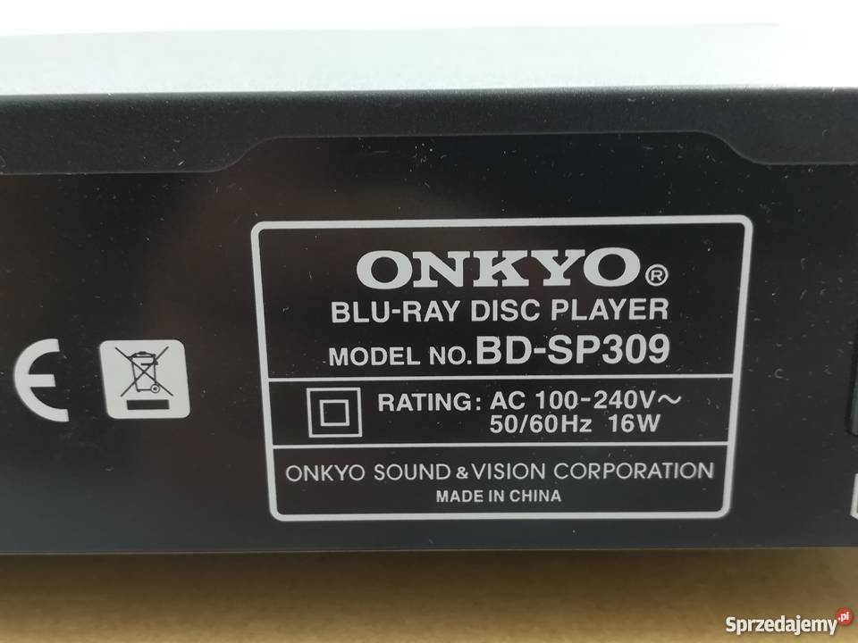 ONKYO BDSP309 segmet BLURAY Plus LOMBARD Nowa Sól