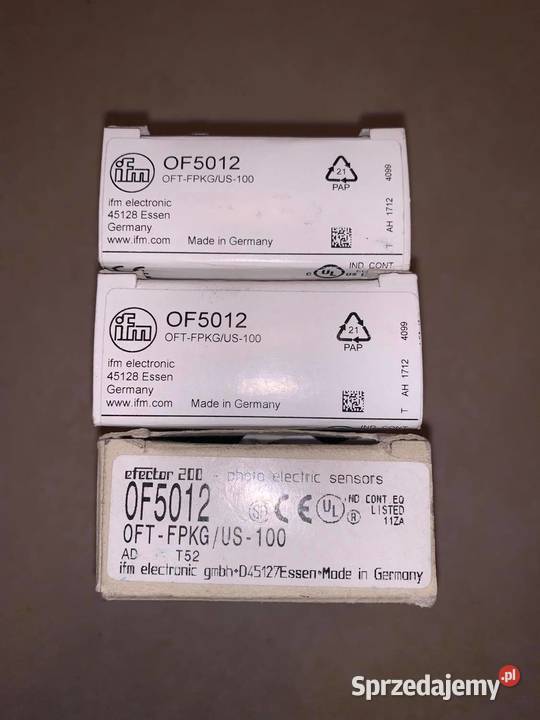 IFM EFECTOR200 PHOTOELECTIC SENSOR OF5012 Pozostałe mazowieckie Warszawa