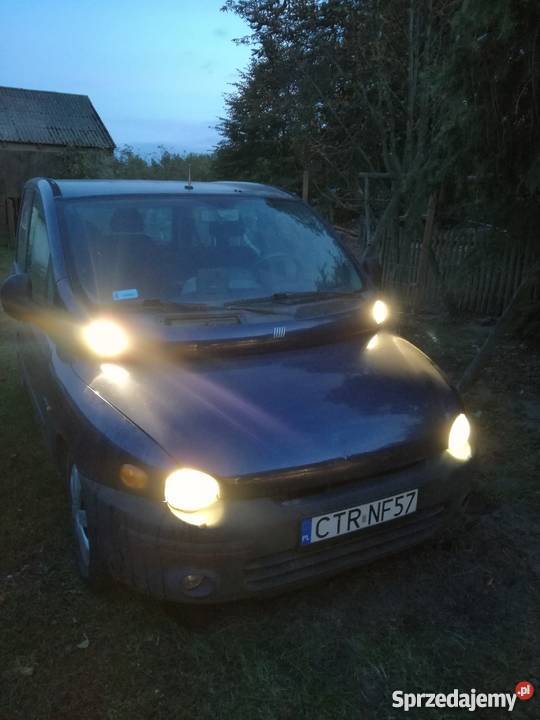 Fiat Multipla OKAZJA nieuszkodzony kujawsko-pomorskie Czernikowo