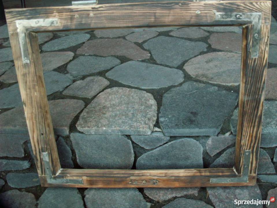 Rama okienna lustro aranżacja wnętrz 60x49 Ełk