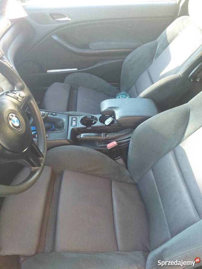 Wnętrze fotele alcantara bmw e46 coupe Stanisławów
