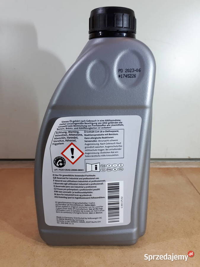 Olej Sprzęgła Haldex G065175A2 Grupa vw Warszawa sprzedam