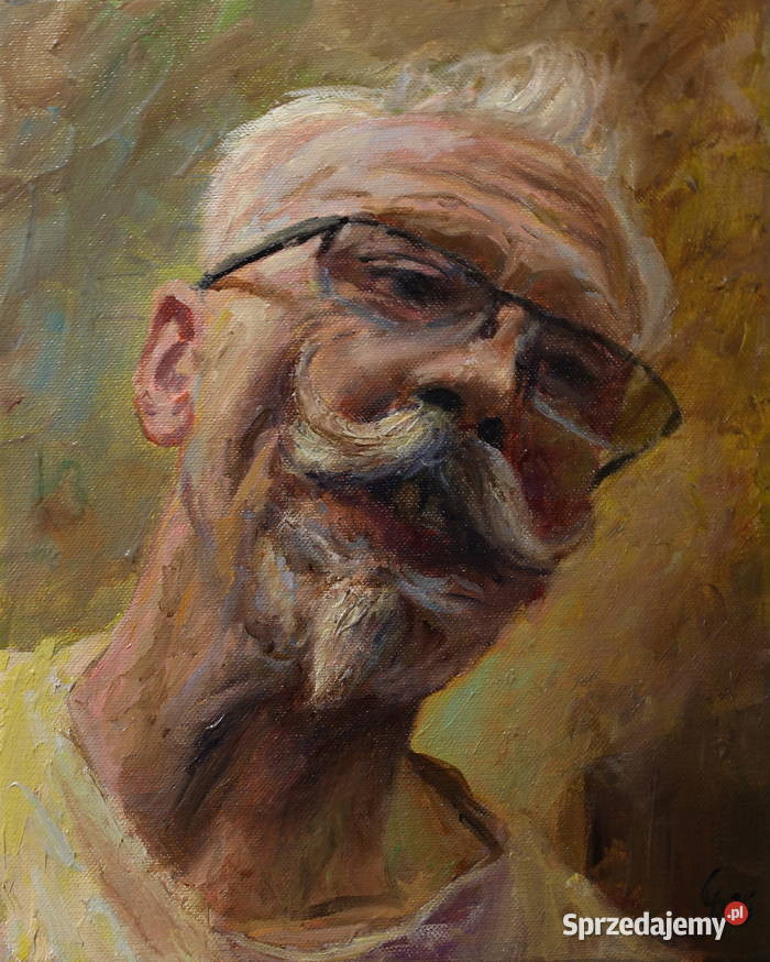 Obraz olejny Wiesław Choiński Portret 2430 Malarstwo Strzyżów