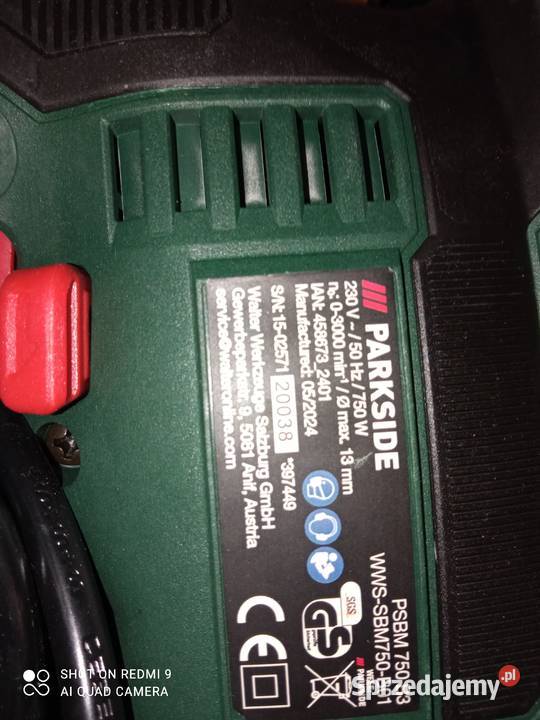 Wiertarka Parkside z udarem 700w made in Austria Katowice sprzedam