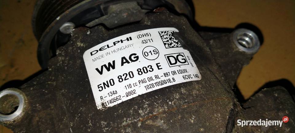 SPRĘŻARKA KLIMATYZACJI 5N0820803E SEAT IBIZA IV osobowe Bielsko-Biała