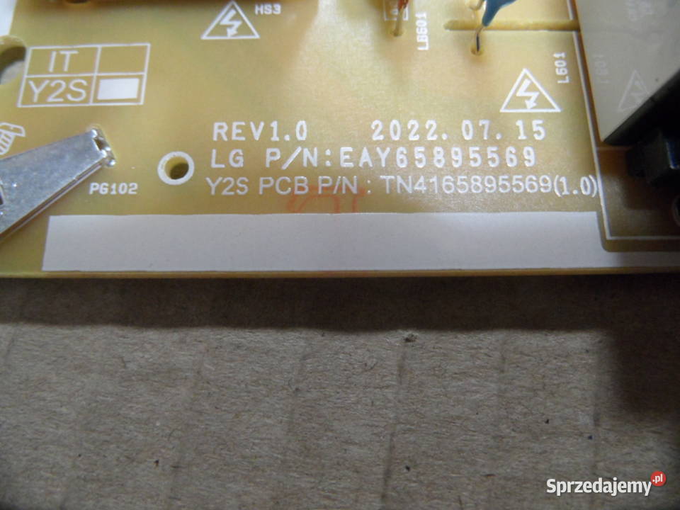 zasilacz telewizora Lg 55NANO81A6A EAY65895569 Części i akcesoria Kielce