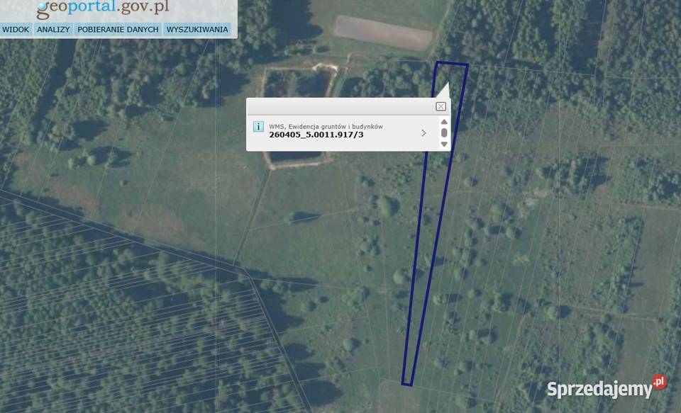 Sprzedam działkę rolną łąka 4100m2 Niwy