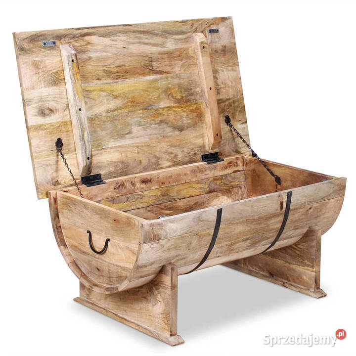 Stolik kawowy lite drewno mango 88 x 50 x 40 Warszawa