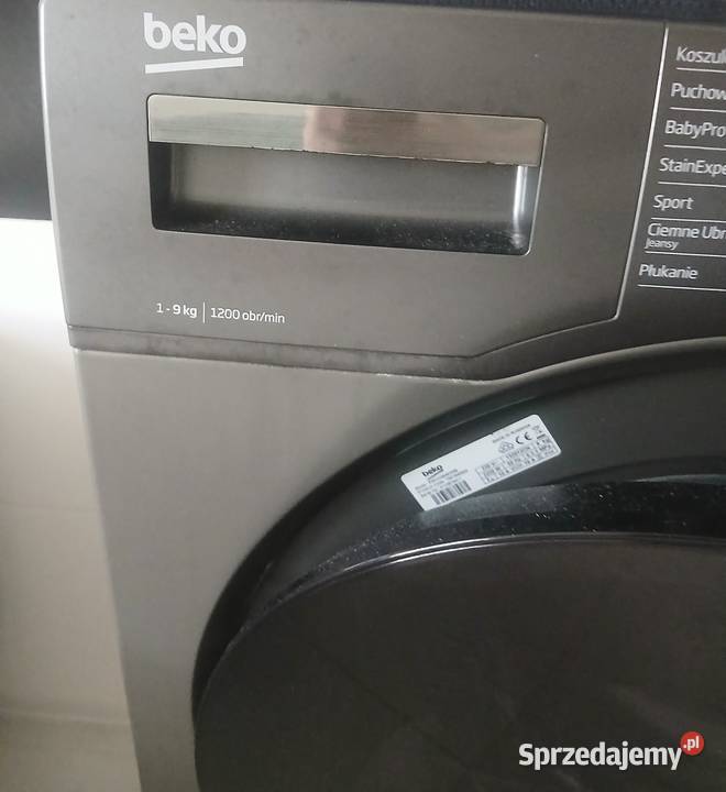 Pralka 9 beko szara pwuv9646xme wolnostojące pomorskie Starogard Gdański