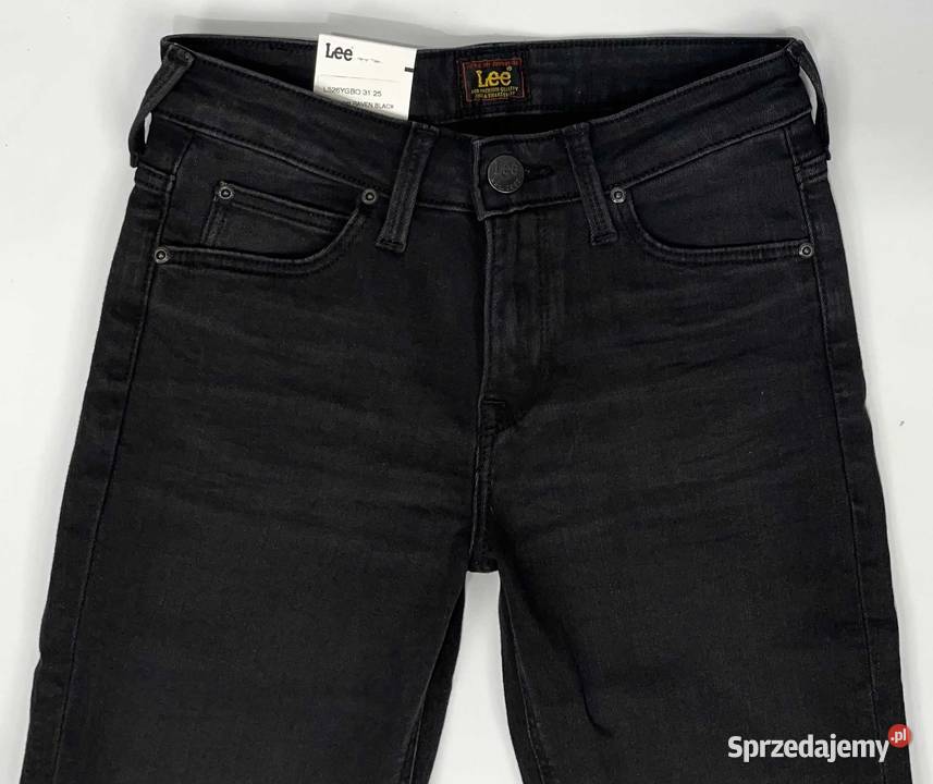 Spodnie damskie Lee Scarlett Raven Black W25 L31 Pisz