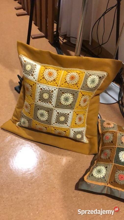 Gotowe jaśki na poduszki z kwadratów Babuni NOWE mazowieckie Zegrze