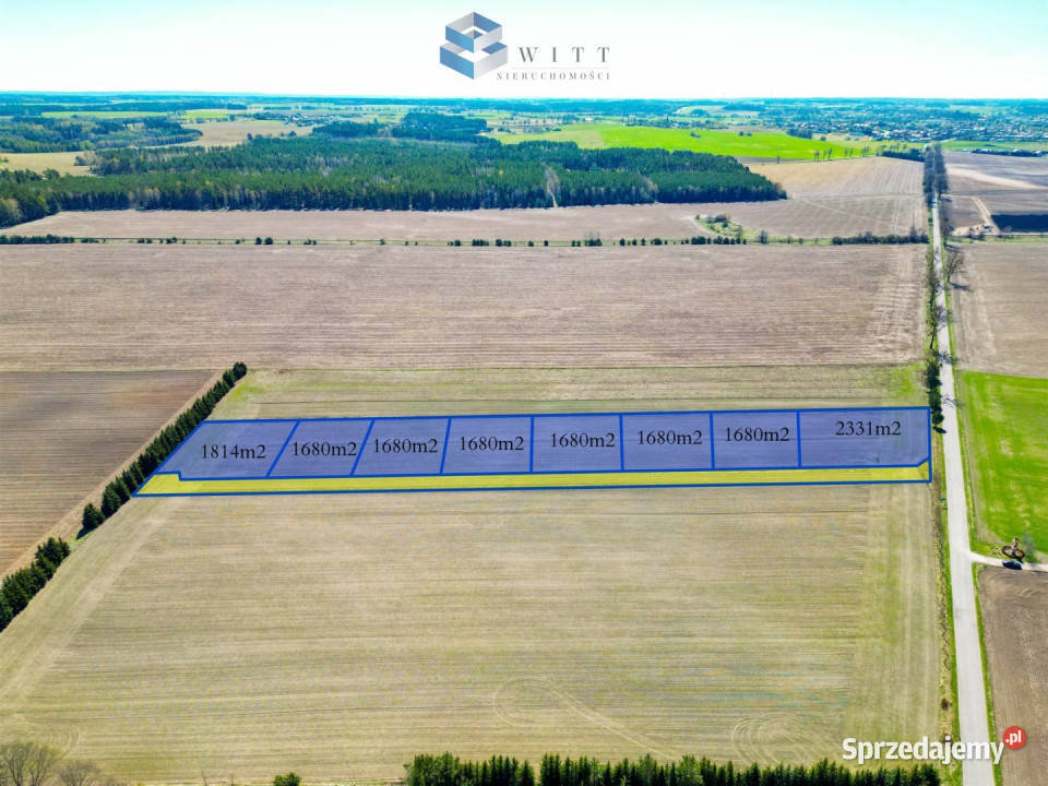 Działka 1680m2 Radomin