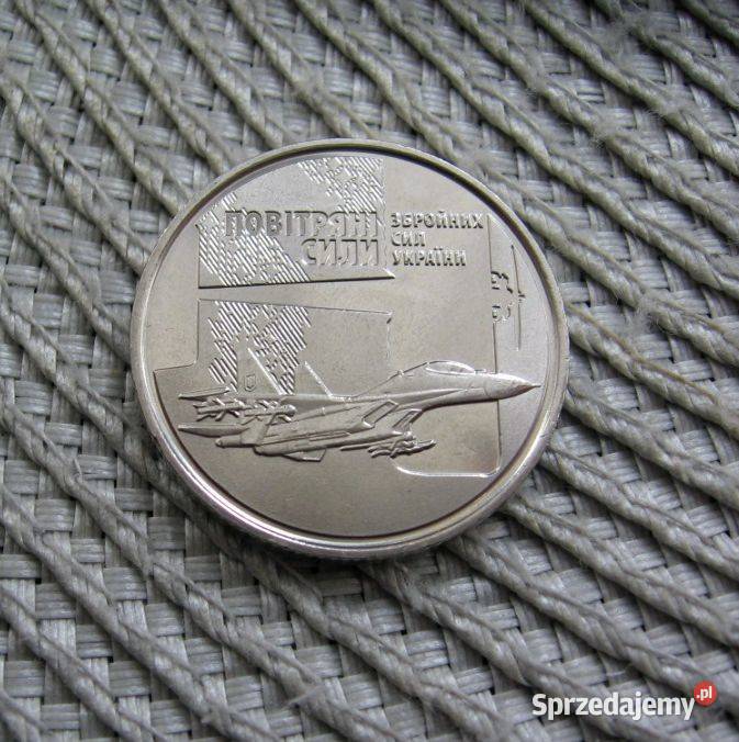 Ukraina 10 Hrywien 2020r Siły Powietrzne Ukrainy Numizmatyka Kalisz