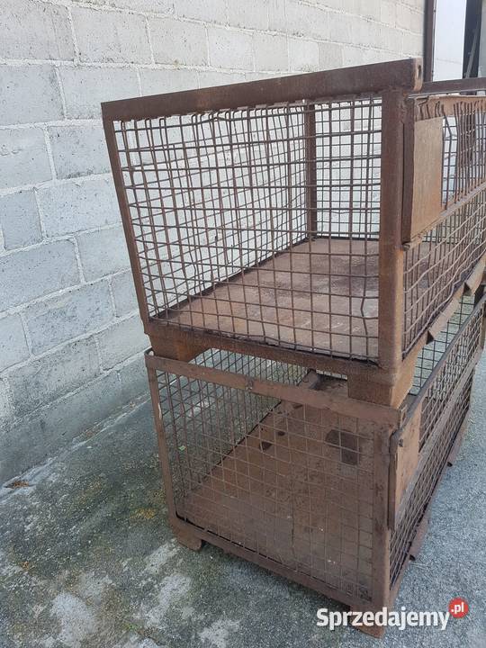 Giterbox pojemnik metalowy siatkowy mazowieckie Wiskitki