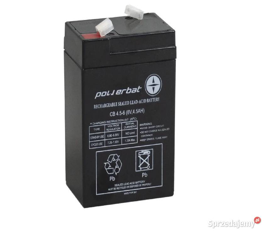 Akumulator żelowy 45Ah POWERBAT CB 456 6V mazowieckie Legionowo