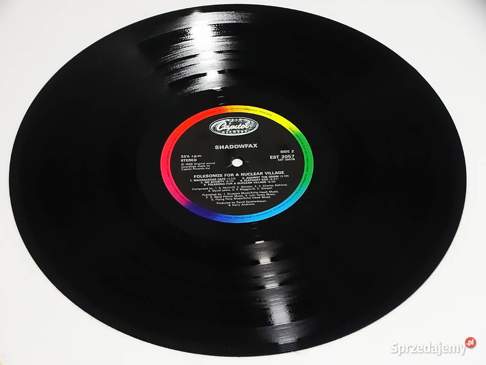 Shadowfax Folksongs For A Nuclear Village Vinyl alternatywna Biłgoraj
