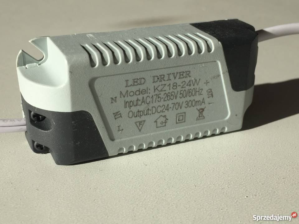 DRIVER LED sterownik 1824W 300mA 2470V NOWY Pomiechówek