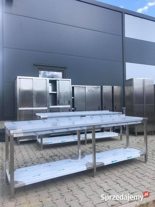 NOWY STÓŁ GASTRONOMICZNY Z PÓŁKĄ 2506085 Ostrów Wielkopolski