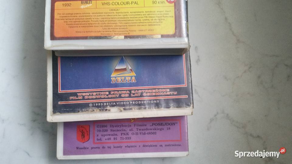 3 kasety VHS Hotel Bizarre Bad Mama Jama and the VHS Kultura i Rozrywka Puławy