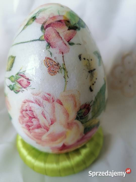 jajko pisanka róża 12 hand made mazowieckie Sierpc sprzedam