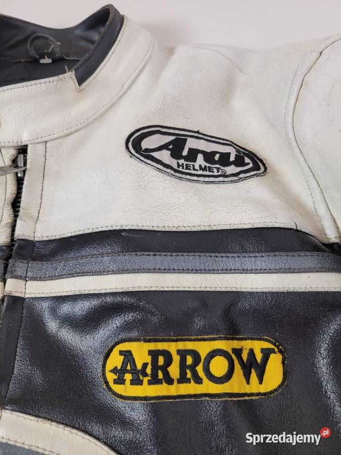 Komplet skórzany na motor sprzedam