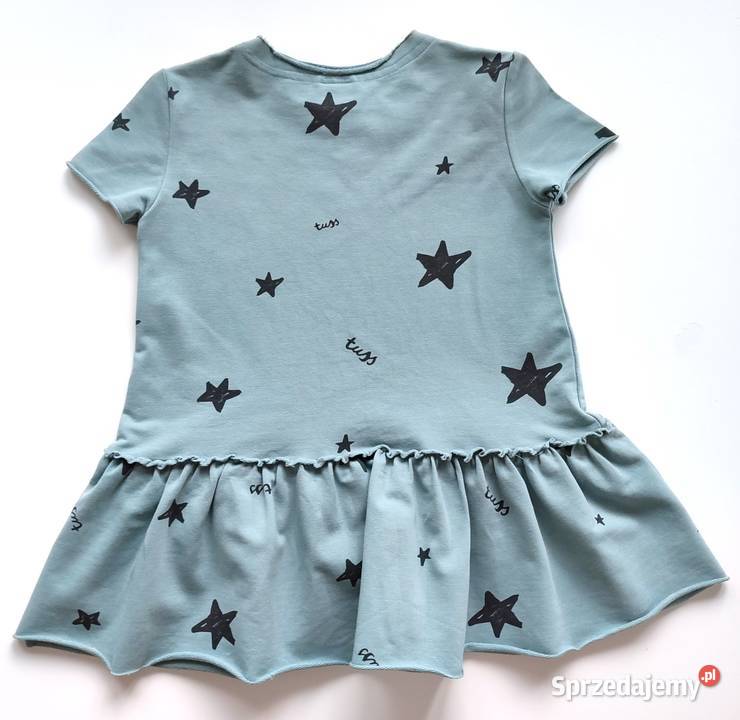 Sukienka Frilly Gwiazdki Tuss 9298 Brudny Błękit Katowice