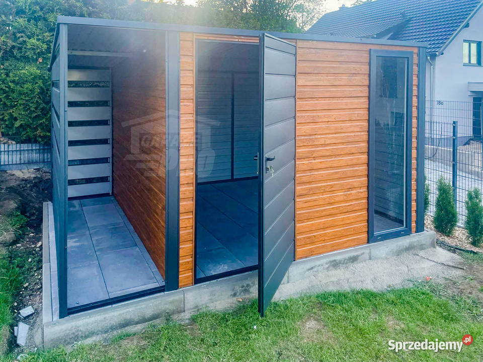 Schowek Domek Ogrodowy 3x3 wiata 07m Drzwi okno