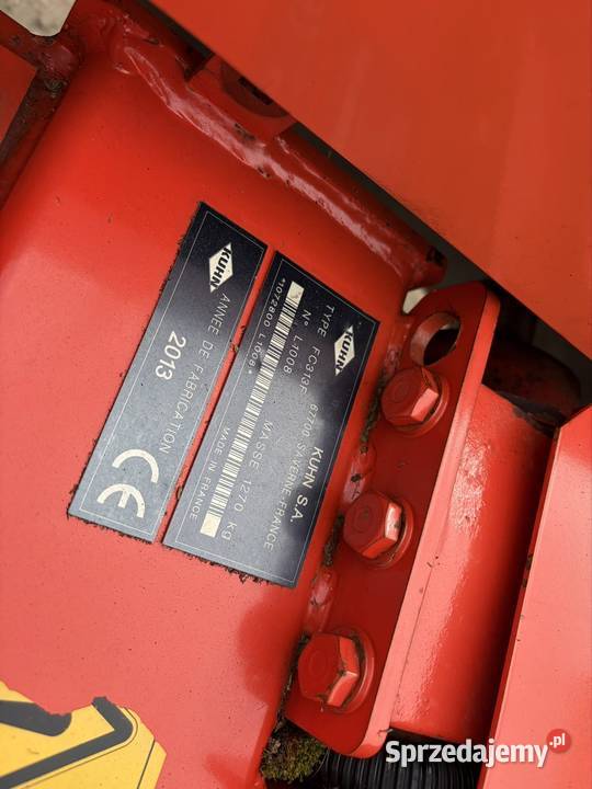 Kosiarka dyskowa czołowa Kuhn FC 313 Lift Pozostałe sprzedam