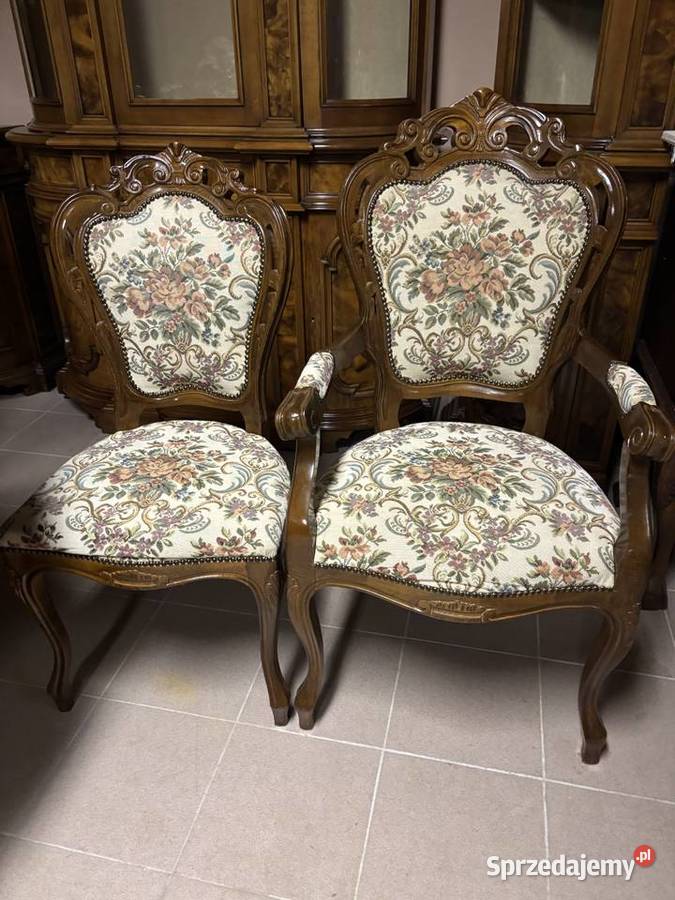 Salon Komplet Mebli Włoski Stylowy Stół 12