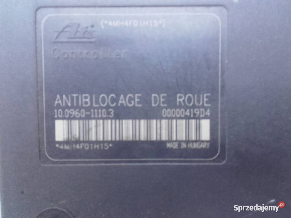 pompa ABS citroen peugeot Rok produkcji 2004